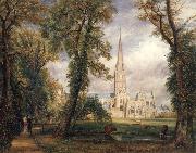 John Constable Salisbury cathedral from the bishop's garden china oil painting reproduction